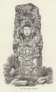 Statue in Copan von American School