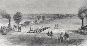 Dampfpflug auf Pattersons Farm, Illustration aus 