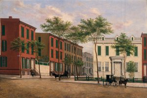 Straße in Brooklyn, 1880-90