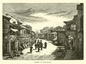Straße in Hongkong von American School