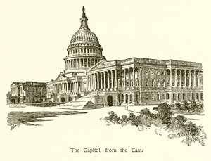 Das Kapitol, von Osten, Washington