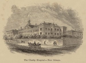 Das Charity Hospital, New Orleans (Stich)