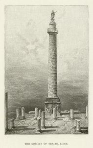 Die Trajanssäule, Rom von American School