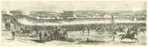 Die Niederlage der Konföderierten bei Winchester, September 1864 von American School
