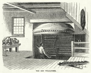 Der Trocken-Vulkanisierer (Stich) von American School