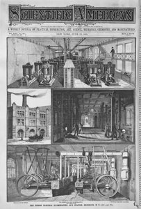 Die Edison Electric Illuminating Co. Station, Illustration aus Scientific American, 1891