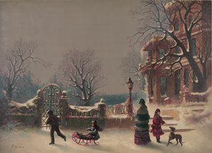 Der erste Schnee, 1877 von American School