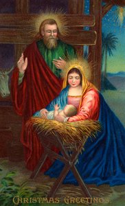 Die Heilige Familie mit dem Christkind