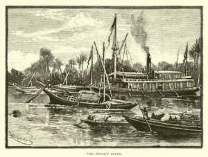 Der Hoogly-Fluss von American School