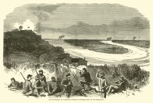 Die Belagerung von Vicksburg, Shermans äußerstes Recht am Mississippi, Mai 1863 von American School