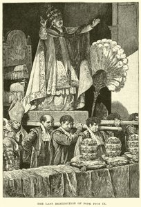 Der letzte Segen von Papst Pius IX. von American School
