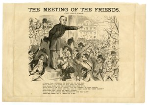 Das Treffen der Freunde, City Hall Park, 1863