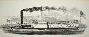 Das Mississippi-Seitenradschiff 