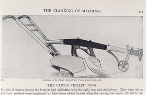 Der Oliver Chilled Plow, aus The Pageant of America, Bd.3, von Ralph Henry Gabriel, 1926