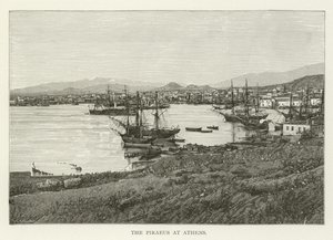 Der Hafen von Piräus in Athen