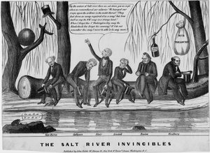 Die Salt River Unbesiegbaren, veröffentlicht von John Childs, New York und Washington, ca. 1840