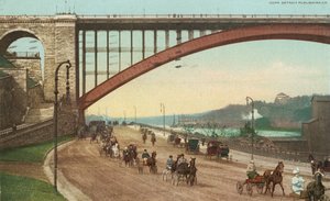 Der Speedway, New York, ca. 1911 von American School