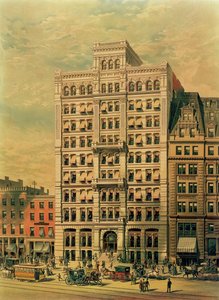 Das Standard Oil Company Gebäude, 26 Broadway, New York, veröffentlicht von Root and Tinker, 1886 von American School