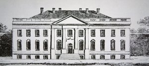 Das Weiße Haus im Jahr 1807 von American School