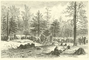Die Wildnis, Ort von Wadsworths Tod, Mai 1864 von American School