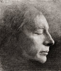 Die Totenmaske von John Keats, aus 