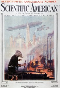 Der Traum von 75 Jahren Fortschritt verwirklicht - in „Scientific American“ vom 02.10.1920 von American School