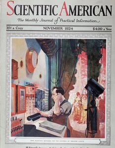 Das elektrische Bild der Lichter eines Theaters - in „Scientific American“, Nov 1924 V