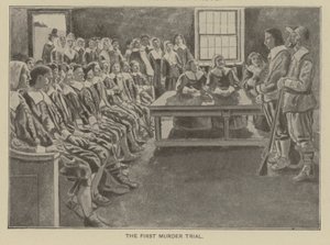 Der erste Mordprozess in Neuengland von American School