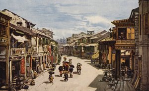Das einheimische Viertel von Hongkong von American School