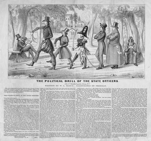 Die politische Übung der Staatsbeamten, veröffentlicht von John Childs, New York, ca. 1838