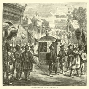 Die Prozession zum Vizekönig von American School