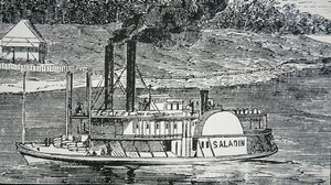 Das Seitenradschiff 
