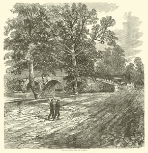 Die Steinbrücke über den Antietam, September 1862 von American School