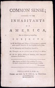 Titelseite von Common Sense von Thomas Paine, 1776