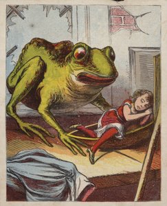 Kröte findet schlafendes Mädchen von American School