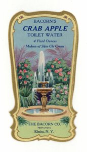 Toilettenwasser Etikett, Crab Apple von American School