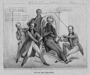 Tauziehen der Koalition, 1831
