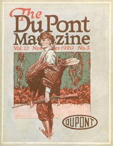 Truthahnjäger, Titelseite des DuPont Magazins, November 1920
