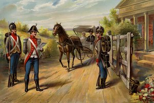 US-Armee, Offizier und Soldaten der Infanterie