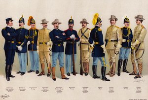 US Army, Uniformen, 4 Kavallerie, 2 Ingenieure