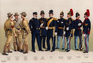 US Army, Uniformen, 7 Artillerie, 3 Offiziersfiguren