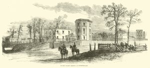 Arsenal der Vereinigten Staaten in Fayetteville, März 1865 von American School