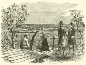 Blick auf Atlanta von der Signalstation nördlich des Chattahoochee, Juli 1864 von American School