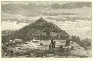 Blick auf Kenesaw von Little Kenesaw, Juni 1864 von American School