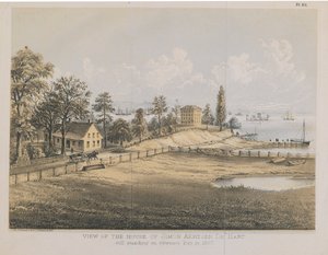 Ansicht des Hauses von Simon Aertsen de Hart, 1867
