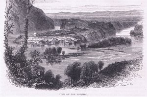 Blick auf den Potomac, Illustration aus Cassell