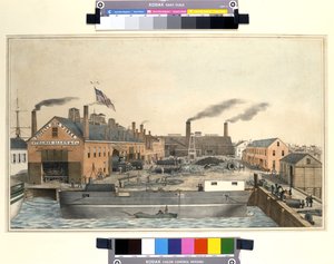 Ansicht der Stillman & Allen Novelty Iron Works