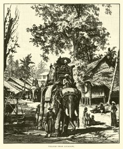 Dorf in der Nähe von Lucknow von American School
