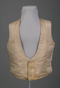 Hochzeitsweste, ca. 1855 (Vorderansicht)