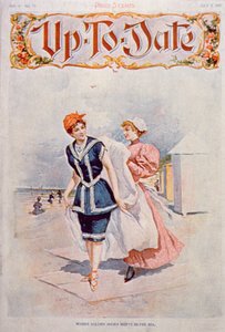 Wo goldene Küste auf silbernes Meer trifft, Werbung für Up-to Date, Juli 1897